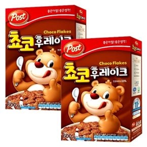 포스트 쵸코후레이크 600g x 2개