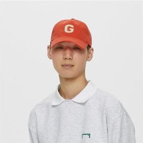 [여주점] G LOGO PEACHSKIN CAP-ORANGE