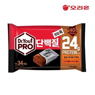 오리온 [W]오리온 닥터유 프로 단백질바 한입쏙(약34개입, 총420g)