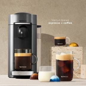 DeLonghi의 Nespresso Vertuo Plus 디럭스 커피 메이커 및 에스프레소 머신 - Titan