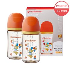 모유실감 3세대 PPSU 서커스베어 240ml 트윈팩 (노꼭지)