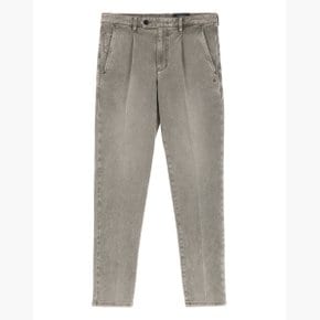 다크카키《TUSA》Tapered 1-Tuck ] DENIM 팬츠(ARPA6C821K3)
