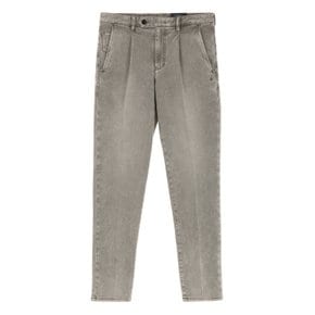 다크카키《TUSA》Tapered 1-Tuck ] DENIM 팬츠(ARPA6C821K3)