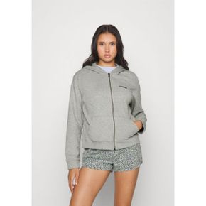 3544230 Calvin Klein 캘빈클라인 언더웨어 FULL ZIP HOODIE - 집업 맨투맨 회색 헤더