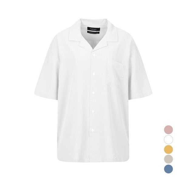 남성 에센셜 릴렉스 반팔 셔츠 5종택1