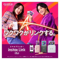 후지필름 FUJIFILM 체키 칼라- 스마트폰 프린터 instax mini Link2 클레이화이트 INS