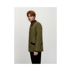 Corduroy Quilting Jumper_Khaki