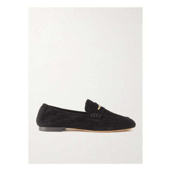 이세리 장식 스웨이드 로퍼 블랙 1647597322740198