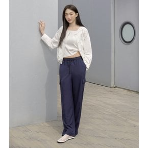 배색 와이드 포켓 팬츠 (PR2WP561)