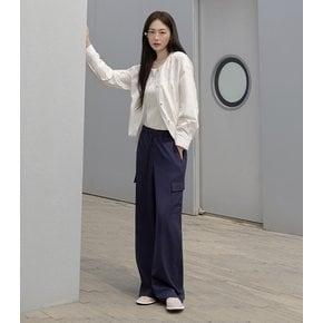 배색 와이드 포켓 팬츠 (PR2WP561)