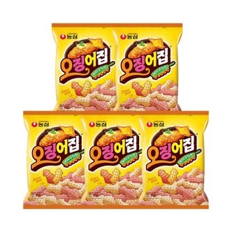 너만아는과자점 농심 오징어집 78g x 5개 / 스낵 간식