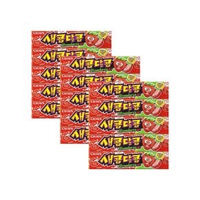 크라운 새콤달콤 딸기 29g x 15개 / 츄잉캔디