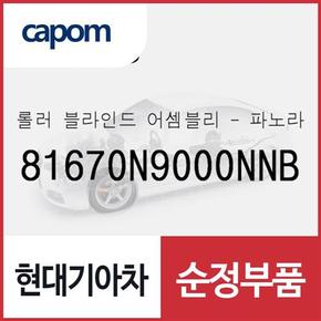 롤러 블라인드-파노라마루프 (81670N9000NNB) 디올뉴 투싼NX4, 디올뉴 투싼NX4 하이브리드