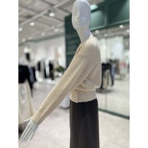 [여주점] [쥬크(ZOOC)] 알파카 블렌디드 백 버튼 포인트 라운드 풀오버 (V254KSK942)