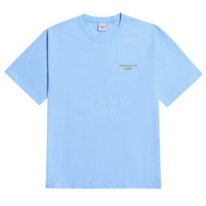 ADLV BASIC SHORT SLEEVE TSHIRT 2 SKY BLUE 베이직2 스카이블루 SSBLN2-SBL