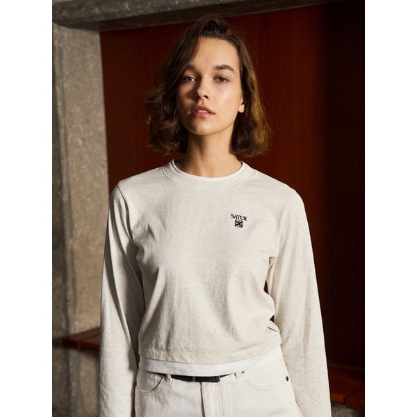 (W) 레이어드 롱 슬리브_오트밀