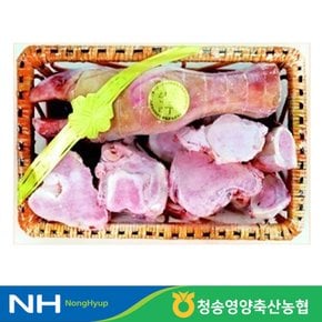 [명절 후 배송]축협 한우 선물세트 (효도세트 우족 1개+사골 3kg)