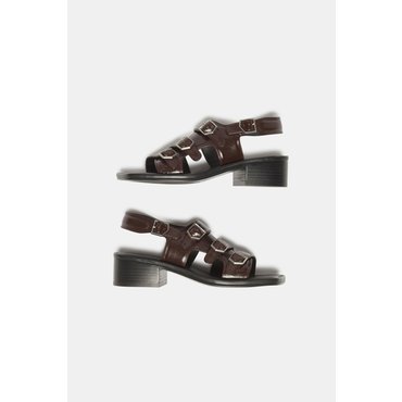 슈콤마보니 Strap sandal(brown) DG2AM25040BRN