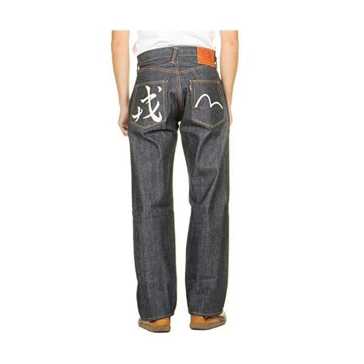 エビスジーンズ38インチ evisu デニム 大カモメ 38インチ シンチバック
