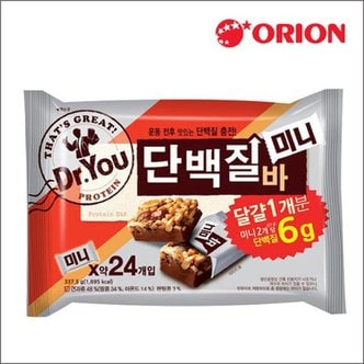  오리온 닥터유 단백질바 미니 337.5g(24개입)