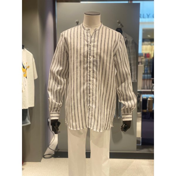 [시흥점] 긴팔린넨 스트라이프셔츠PCBAC5037