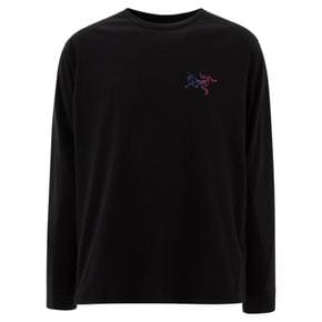 24FW 아크테릭스 반팔 티셔츠 X000008482KRAGG CTTN HT LSBLACK MULTI Black