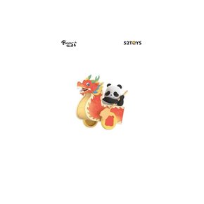 52TOYS BLINDBOX PANDA ROLL 드래곤보 트레이닝 4개입 BOX