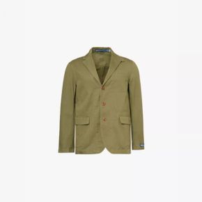 5478950 Ralph Lauren Single-breasted peak-lapel cotton-twill jacket