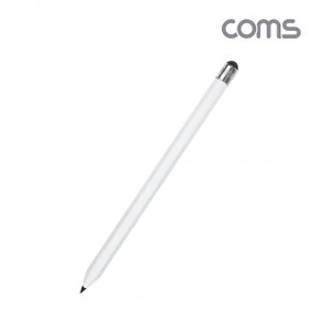 MG/ IH132 Coms 터치펜원형연필15cm,White 스타일러스