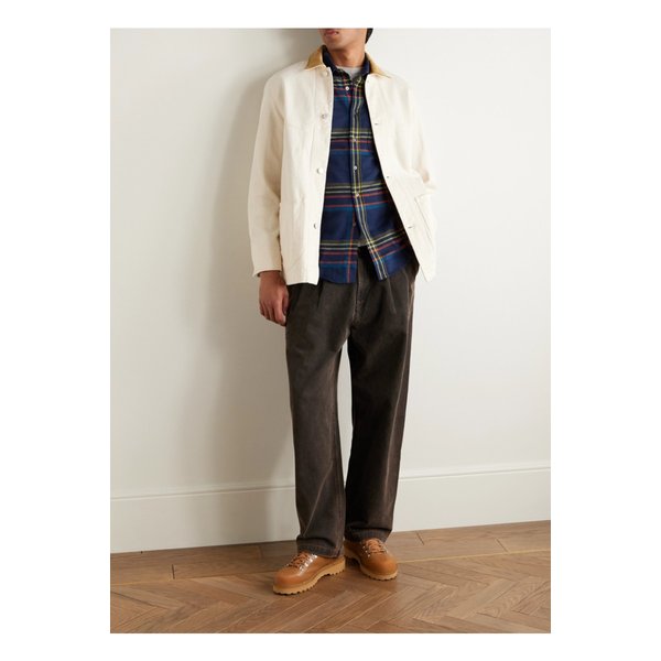 포르투기스 플란넬 폰타나 체크 코튼 플란넬 셔츠 46376663162911693