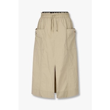 GCUT [25S/S] H라인 카고 롱 밴딩 스커트(7255235105)