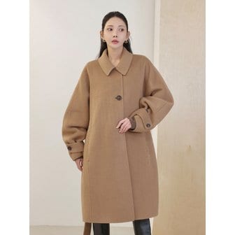 모한 TVF CASHMERE FOX SOUTIEN HALF COAT [HAND MADE]_CAMEL