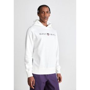 4401129 GANT PRINTED GRAPHIC HOODIE - Sweatshirt eggshell