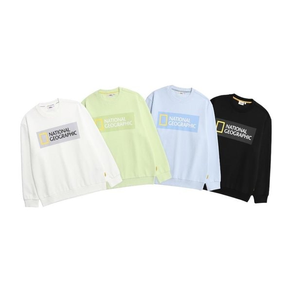 [시흥점] N231USW020 세미오버핏 BEAR 와펜 맨투맨