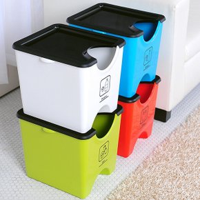 에코홀릭 재활용 분리수거함 30L 4단 (총 120L)