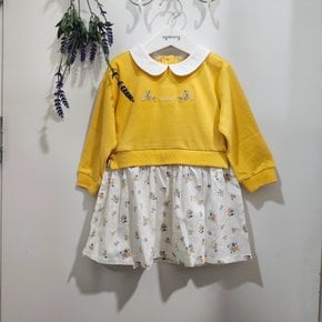 루나 노랑 파랑 꽃원피스  01R535054