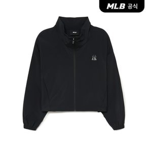 [엠엘비코리아공식] 여성 베이직 애슬레저 크롭 오버핏 바람막이 NY (Black)