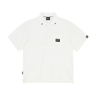 제이미웨스트 퍼포먼스 포켓 카라티셔츠 (화이트) JVB-PS346WH1