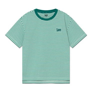 Lee Kids 트렌드 스트라이프 티셔츠 그린 LK2502ST11GN