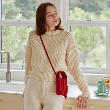 조셉앤스테이시 Lucky Pleats Knit Mini Cross Mars Brick (0JSO5CB41601F)