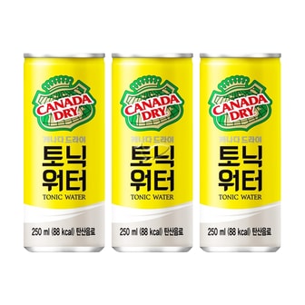  캐나다드라이 토닉워터 250ml x 15캔