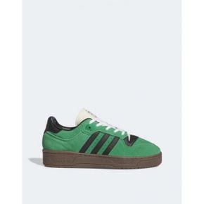 4730075 adidas Rivalry 86 Low sneakers with gum sole in green and black