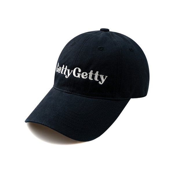 GETTY 워싱 볼캡-네이비