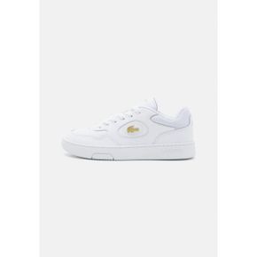 4199602 Lacoste LINESET - Trainers white/gold