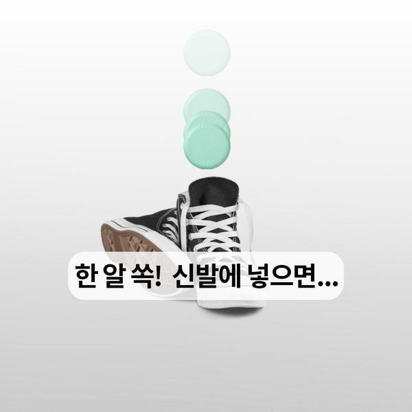 온유어라이프 신발탈취제 운동화 신발장 냄새제거 신발장탈취제 1세트