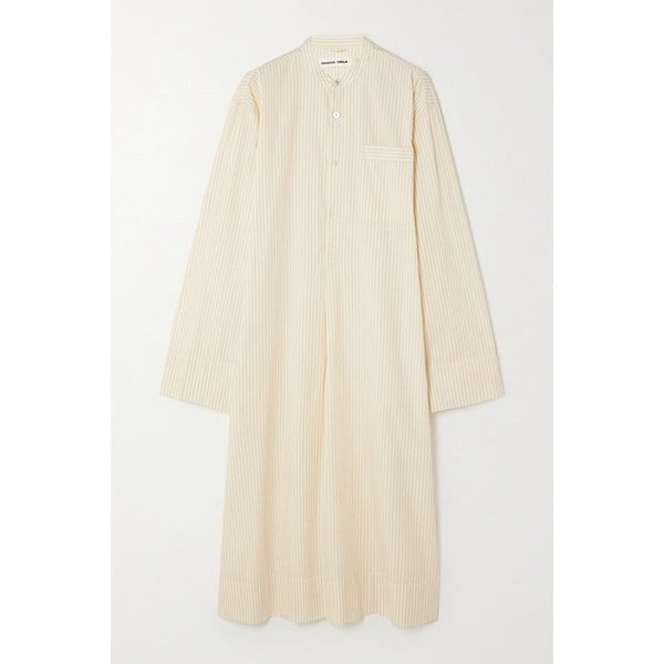 텍라 핀스트라이프 코튼 포플린 카프탄 1647597317086161