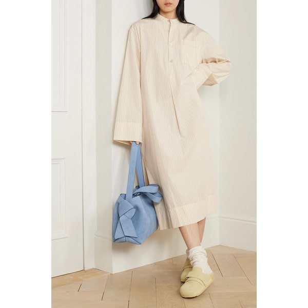 텍라 핀스트라이프 코튼 포플린 카프탄 1647597317086161