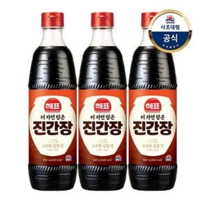 [사조대림] 더 자연 담은 진간장 840ml x3개