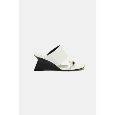 슈콤마보니 wedge heel mule(white) DG2AM25005WHT