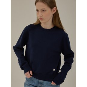 Basic round knit_Navy